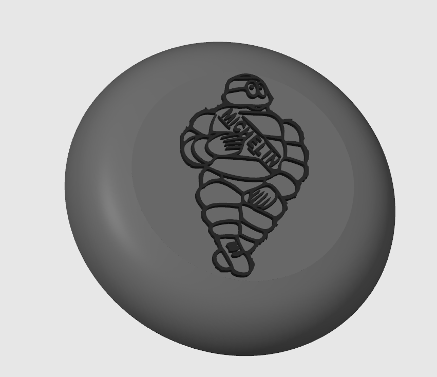 Capôt Logo Michelin pour volant 53 cm