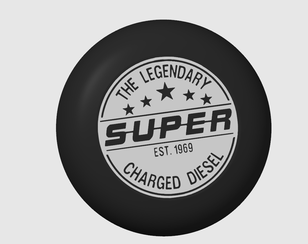 Capôt Logo SUPER pour volant 53 cm, pour volant de simulation camion, Logitech, thrustmaster