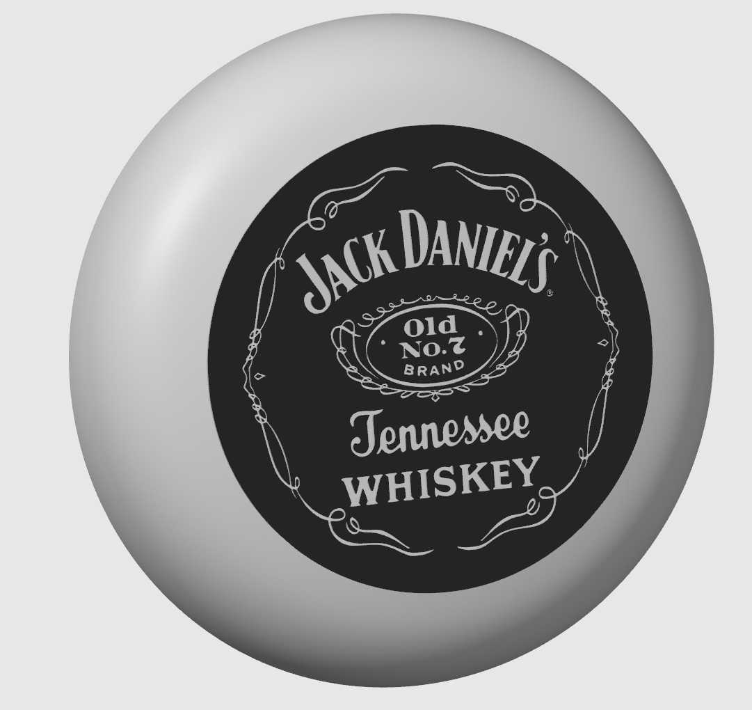 Capôt Logo Jack Daniels pour volant 53cm