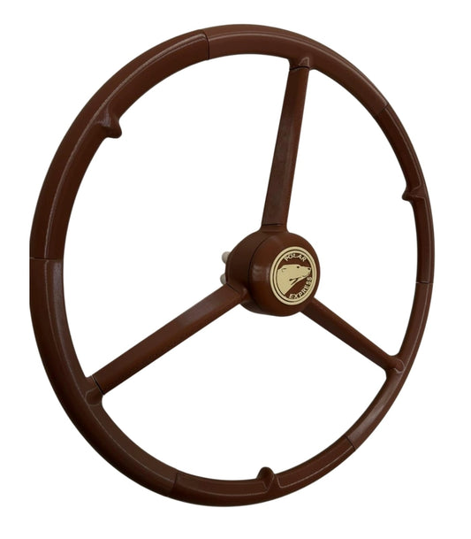 Volant 3 branches 50 cm Marron, Volant de simulation camion, Décoration