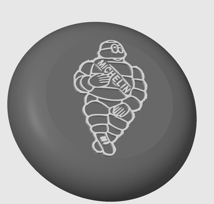 Capôt Logo Michelin pour volant 53 cm