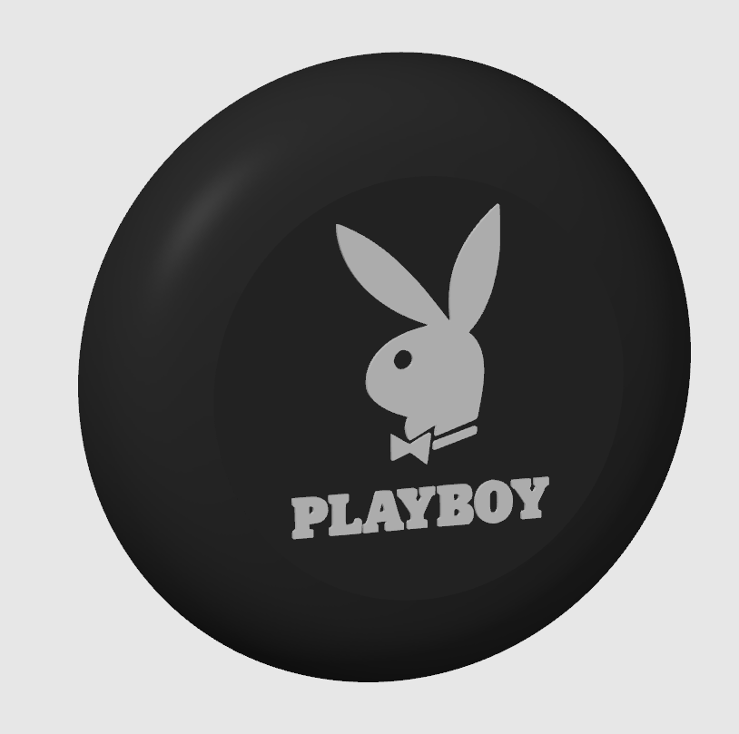 Capôt Logo Playboy pour volant 53cm
