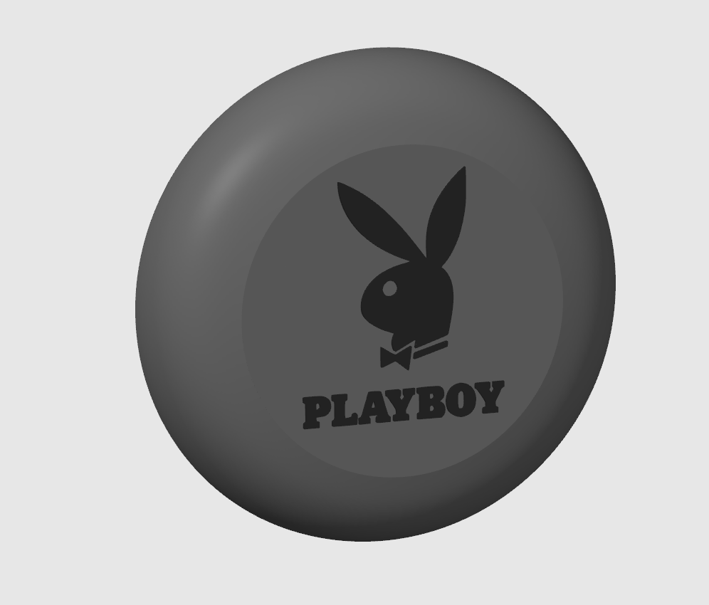 Capôt Logo Playboy pour volant 53cm