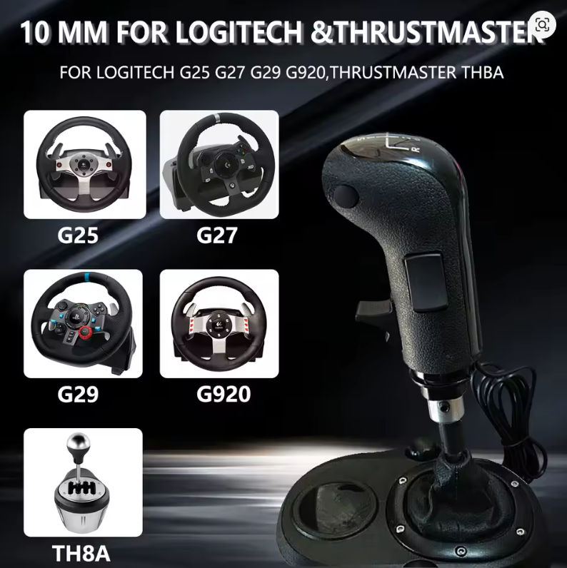 Logitech G923 G29 G27 G25 TH8A gear knobs for ETS2 &amp; ATS Scania